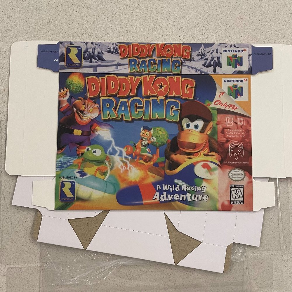 Diddy Kong Racing (NINTENDO 64 N64) Box Only